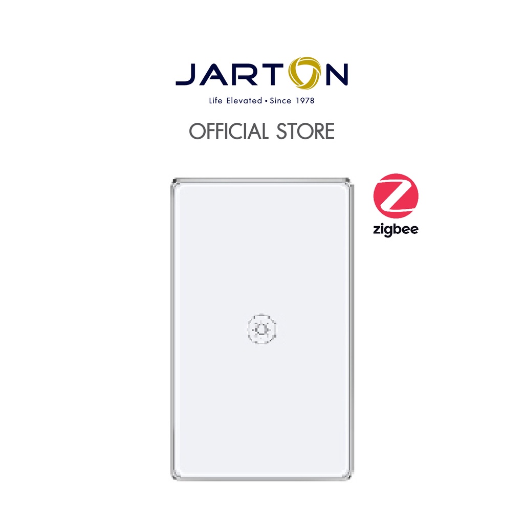 jarton-zigbee-สวิตช์ไฟระบบสัมผัส-1-ดับ-without-neutral-line