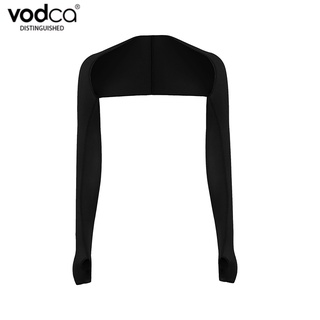 สินค้า Vodca-เสื้อกันแดด แขนเสื้อ ผ้าคลุมไหล่กันแดดได้ ปลอกแขน ยืดหยุ่นสูง แห้งเร็ว ระบายอากาศ  KT-K2