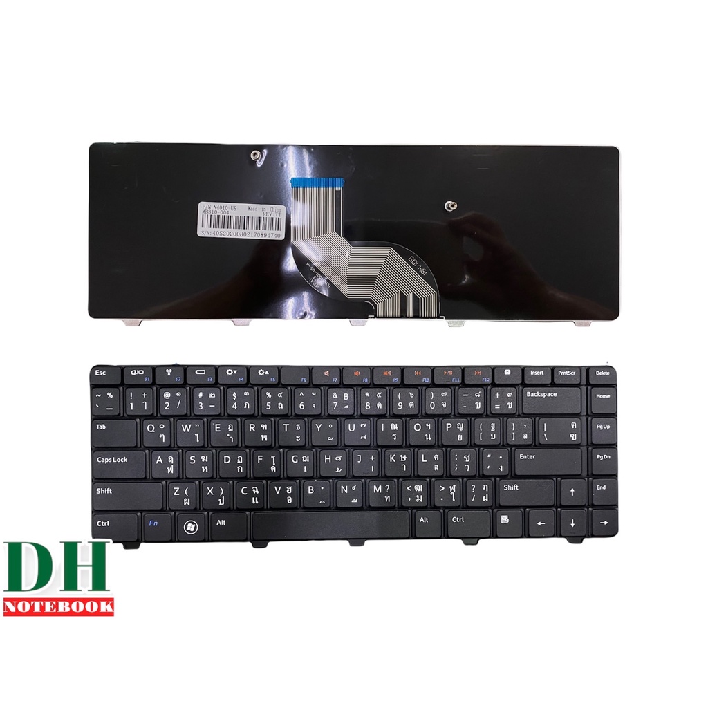 คีย์บอร์ดโน๊ตบุ๊ค-keyboard-dell-inspiron-14r-14v-n4010-n4030-n5030-m5030-n4020-m4010-th-eng