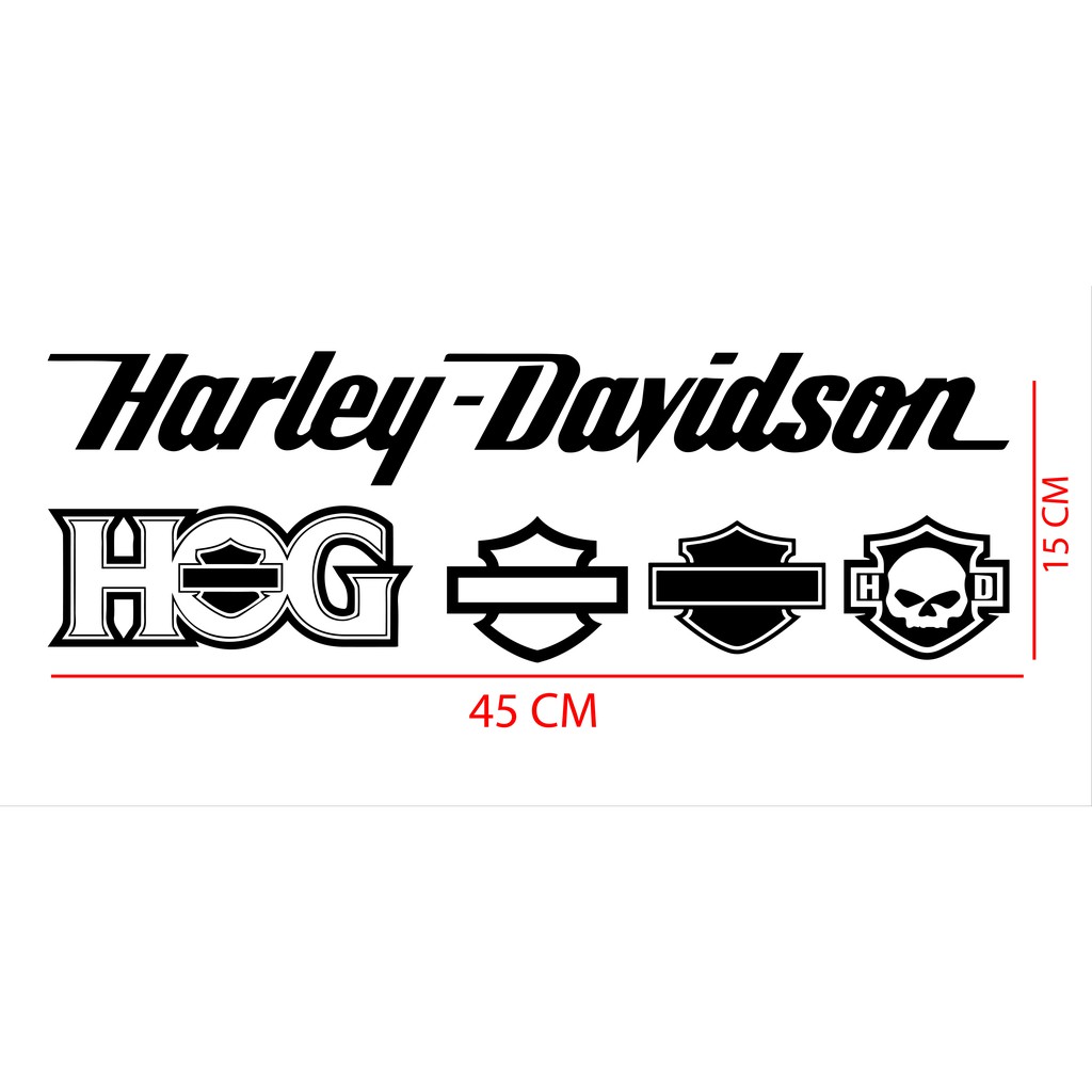 สติ๊กเกอร์แต่งรถ-harley-davidson-ชุดรวมยอดฮิต