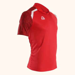 EGO SPORT EG5124 เสื้อฟุตบอลคอวีปกแขนสั้น สีแดง
