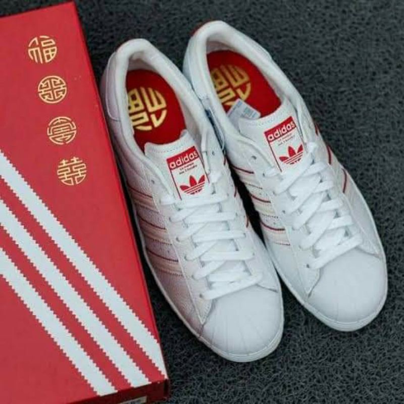 ของแท้-adidas-superstar-chinese-new-year-รุ่นลิมิเต็ด-หนังแท้