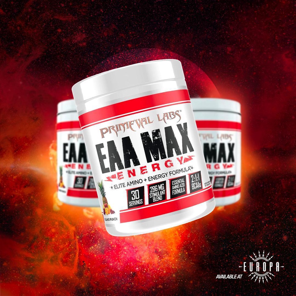 ภาพหน้าปกสินค้าพร้อมส่ง Primeval Labs EAA MAX / EAA MAX Energy  มีให้เลือก2รุ่น EAA, อะมิโน, BCAA ฟื้นฟู เพิ่มกล้ามเนื้อ จากร้าน booster.store บน Shopee