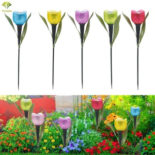 ภาพหน้าปกสินค้า3D 1Pcs Garden Tulip Flower Shape LED Solar Powered Waterproof Tube Lawn Lights Standing Decor for Yard Outdoor Party ที่เกี่ยวข้อง