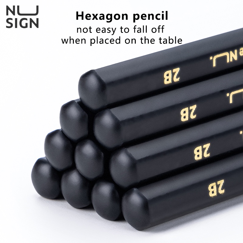 ของขวัญฟรี-deli-ดินสอ-10-ด้าม-ดินสอไม้-hb-2b-สีดำ-ไส้ดินสอคุณภาพสูง-เขียนลื่น-เครื่องเขียน-อุปกรณ์สำนักงาน-pencil