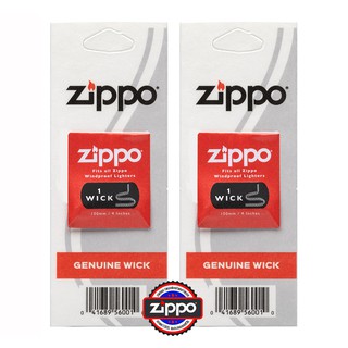 ภาพหน้าปกสินค้าZippo 2425 ชุดไส้ไฟแช็ก 2 เส้น (2 Zippo wicks) ที่เกี่ยวข้อง