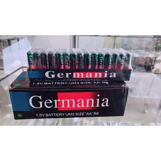 ถูกที่สุด!! Germania AA 1กล่อง (60 ชิ้น) ถ่านก้อน แบต ถ่านทดลองสินค้า สำหรับอุปกรณ์อิเล็คทรอนิกส์ กล้องถ่ายรูปดิจิตอล