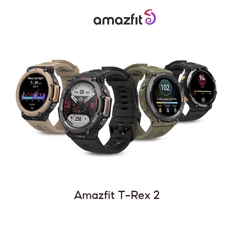 ภาพหน้าปกสินค้าAmazfit T-Rex 2 รุ่นใหม่ล่าสุด สมาร์ทวอทช์ แบตอึด รับประกันศูนย์ไทย 1 ปี จากร้าน kamonp123 บน Shopee