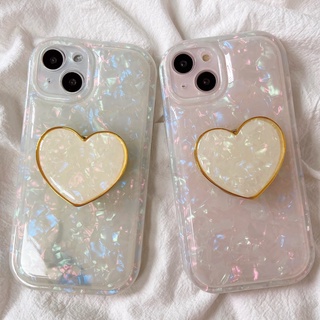 เคส สำหรับ ไอโฟน เคสซิลิโคน สินค้าพร้อมส่งจากไทย สำหรับ iPhone 13 12 11 Pro max น้ำแข็ง+ไอริงน้ำแข็งหัวใจ TPU-R1742