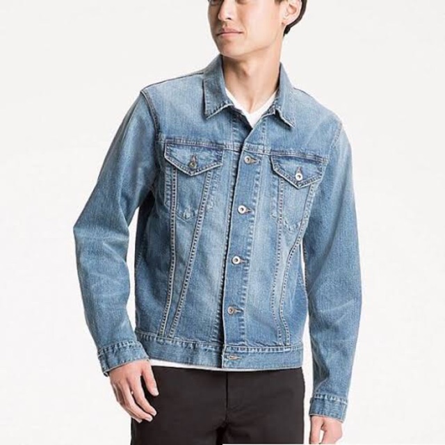 Like New) Uniqlo Denim Jacket | Shopee Thailand