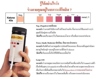 ภาพขนาดย่อของภาพหน้าปกสินค้าแผ่นตรวจคีโต แผ่นตรวจ คีโต Ketone Keto Test Strip จากร้าน zeenzine บน Shopee ภาพที่ 4