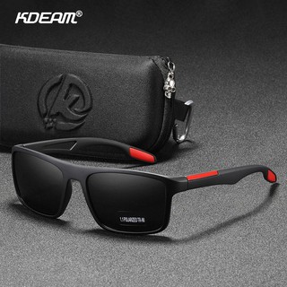 สินค้า KDEAM แว่นกันแดด TR90 น้ำหนักเบาพิเศษผู้ชายเ Polarized ขับรถแว่นตากันแดดผู้หญิงกีฬา UV400