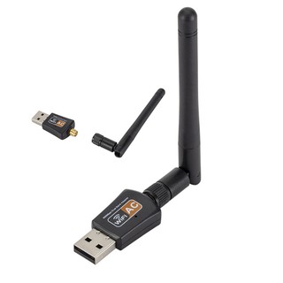 อะแดปเตอร์ไร้สาย 600 Mbps Usb Wifi Router Adapter Pc เครือข่าย Lan Card Dongleกับเสาอากาศ