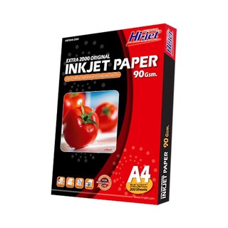 สินค้า Hi-jet กระดาษอิงค์เจ็ท ผิวด้าน Inkjet Matt Paper 90 แกรม A4 200 แผ่น