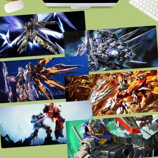 💥แผ่นรองเมาส์ ⚡แผ่นรองเมาส์ขนาดใหญ่ แผ่นรองเมาส์เกมมิ่ง กันลื่น Gundam Animation Mouse Pad ขนาด 800x300mm