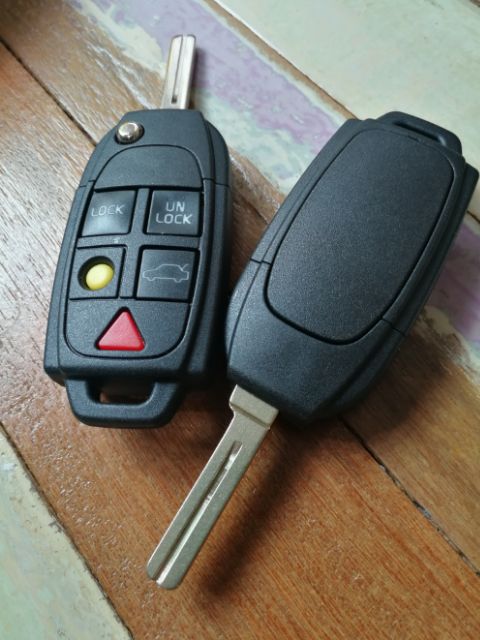 กรอบกุญแจ-พร้อมดอกกุญแจสำหรับรถ-volvo-key-fob-v70-s60-xc90-ปี-2000-2008