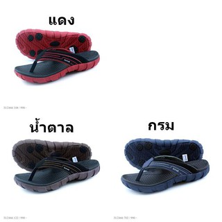 Scholl รองเท้าแตะ รุ่น 3U2466 สี แดง กรม น้ำตาล