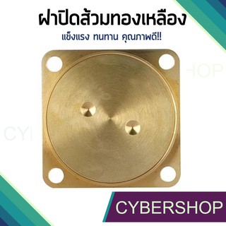 ฝาปิดส้วมทองเหลืองแท้ ฝาปิดท่อส้วม แข็งแรง ทนทาน ไม่ค่อยเกิดสนิม!! รุ่น TL-606