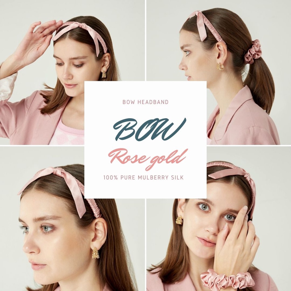 ที่คาดผมผ้าไหม-mulberry-แท้-pure-mulberry-silk-headband-ไม่บีบศีรษะ