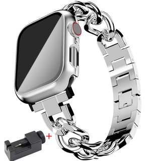สายนาฬิกาข้อมือสเตนเลส โลหะ สําหรับ Apple Watch Ultra Strap 49 มม. 44 มม. 40 มม. 38 มม. 45 มม. 44 มม. 41 มม. iWatch series 8 7 6 5 4 3 se