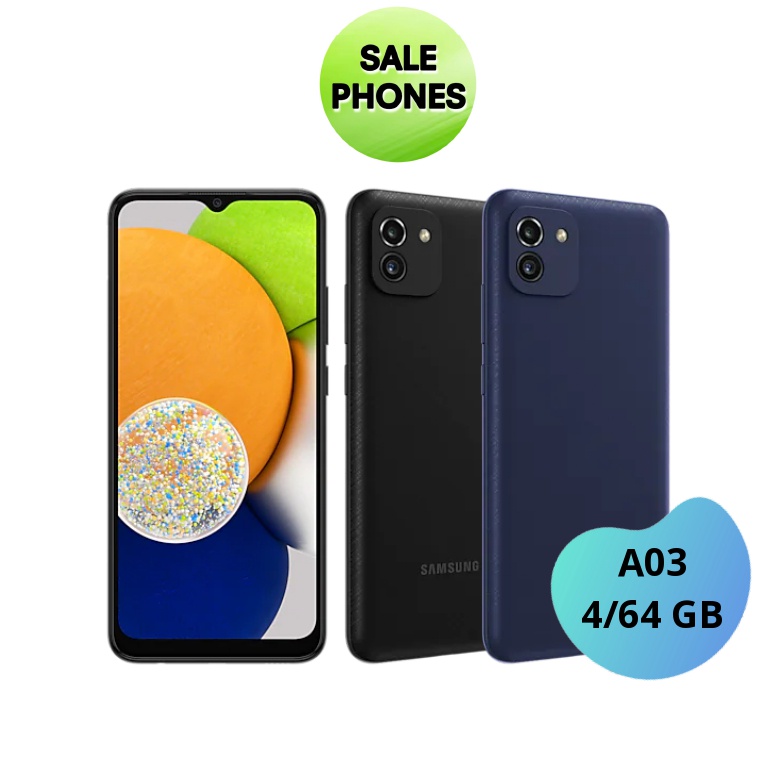 Samsung A03 (RAM 4/64 GB) ประกันศูนย์ | Shopee Thailand