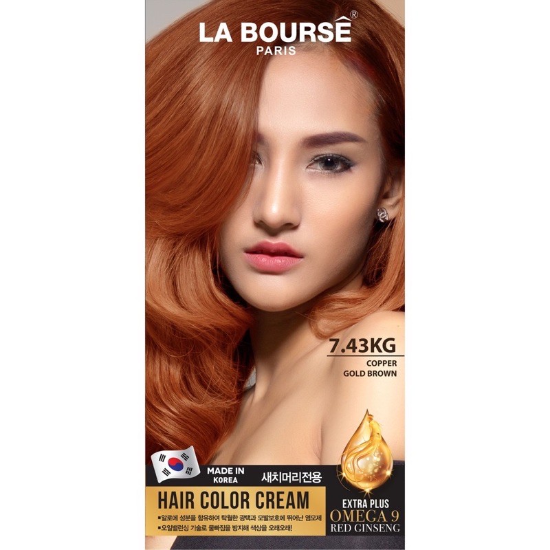 La Bourse Hair Color Cream ลาบูสส์ ครีมเปลี่ยนสีผม 7.43KG Copper Gold