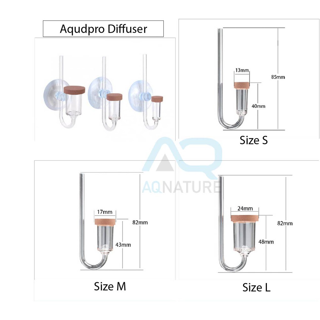 co2-diffuser-aquapro-หัวดิฟ-aquapro-คุณภาพสูง-ฟองละเอียด-เป็นหัวดิฟอีกแบรด์ที่คุณภาพดี