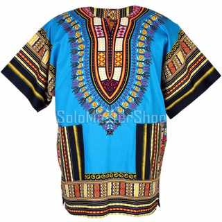 Dashiki African Shirt Cotton Hiphop เสื้อจังโก้ เสื้ออินเดีย เสื้อแอฟริกา เสื้อฮิปฮอป เสื้อโบฮีเมียน ad02s