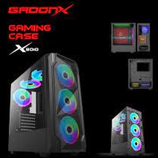 ภาพหน้าปกสินค้าGADONX รุ่นX8010 CASE GAMING เคสคอมพิวเตอร์ *ประกันศูนย์ 1 ปี (**ไม่มีพัดลม**) ที่เกี่ยวข้อง