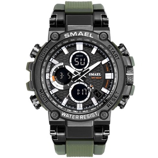 SMEAL Men Watch Digital Waterproof Clock Men Army Military Watches LED Mens Wrist Watch 1803 Sport Watch Relogio Mascul