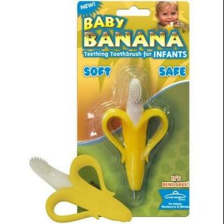 COD 2 สี แปรงกล้วย นวดเงือก Baby Banana