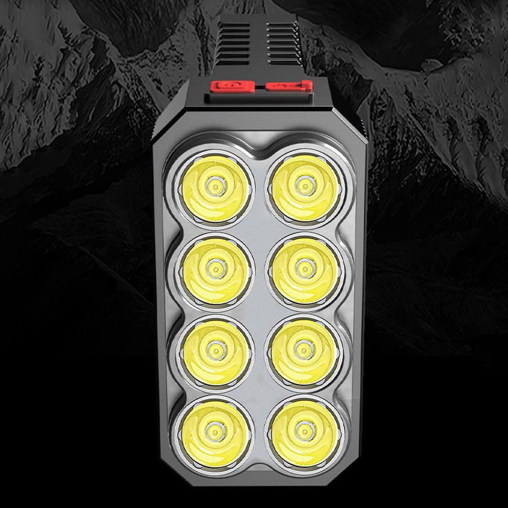amber-ไฟฉายสปอตไลท์-led-8-ดวง-ชาร์จ-usb-กันน้ํา-สําหรับตั้งแคมป์