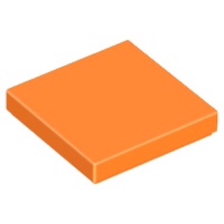 Lego part (ชิ้นส่วนเลโก้) No.3068b / 88409 Tile 2 x 2 with Groove