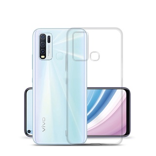 เคสโทรศัพท์ซิลิโคน TPU นิ่ม แบบใส กันกระแทก สําหรับ VIVO T1 Y76 Y76s Y74s X80 4G 5G