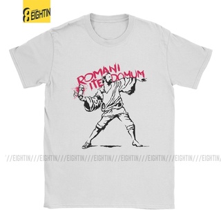 เสื้อยืดแขนสั้น ผ้าฝ้ายแท้ พิมพ์ลาย Romani Ite Domum Monty Python สไตล์สเปน สําหรับผู้ชาย