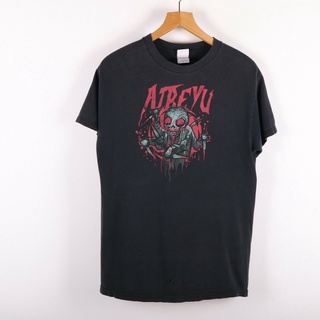 เสื้อยืดวินเทจเสื้อยืดผ้าฝ้าย พิมพ์ลายวงร็อค Atreyu Tour River สไตล์วินเทจ 2006 สีดํา DGnbgd22GKoonp64S-5XL