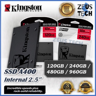 ภาพหน้าปกสินค้าKingston a400 ฮาร์ดดิสก์ภายใน SSD 120GB 240GB 480GB SATA3 2.5 นิ้ว สําหรับโน้ตบุ๊ก ที่เกี่ยวข้อง