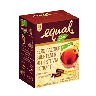 🔥((พร้อมส่ง)) Equal อิควล สตีเวีย หญ้าหวาน 40 ซอง Equal Stevia