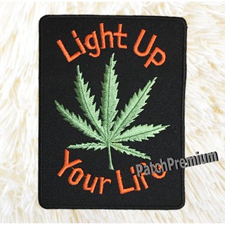 Weed - ตัวรีด (Size M) ตัวรีดติดเสื้อ