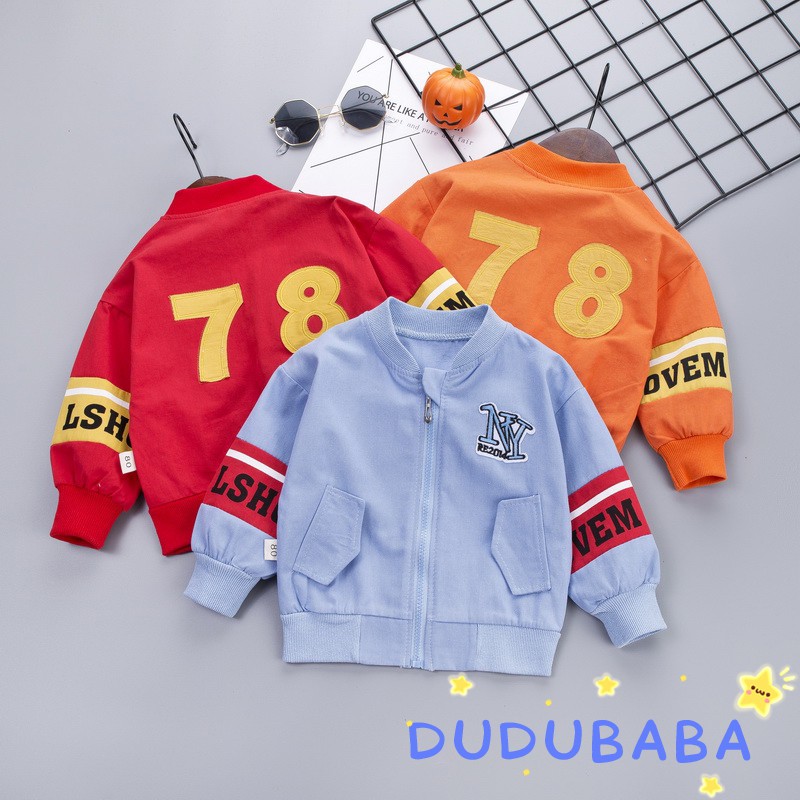 dudubaba-เสื้อกันหนาวมีฮู้ด-พิมพ์ลายตัวอักษร-สำหรับเด็ก-0-5-ปี