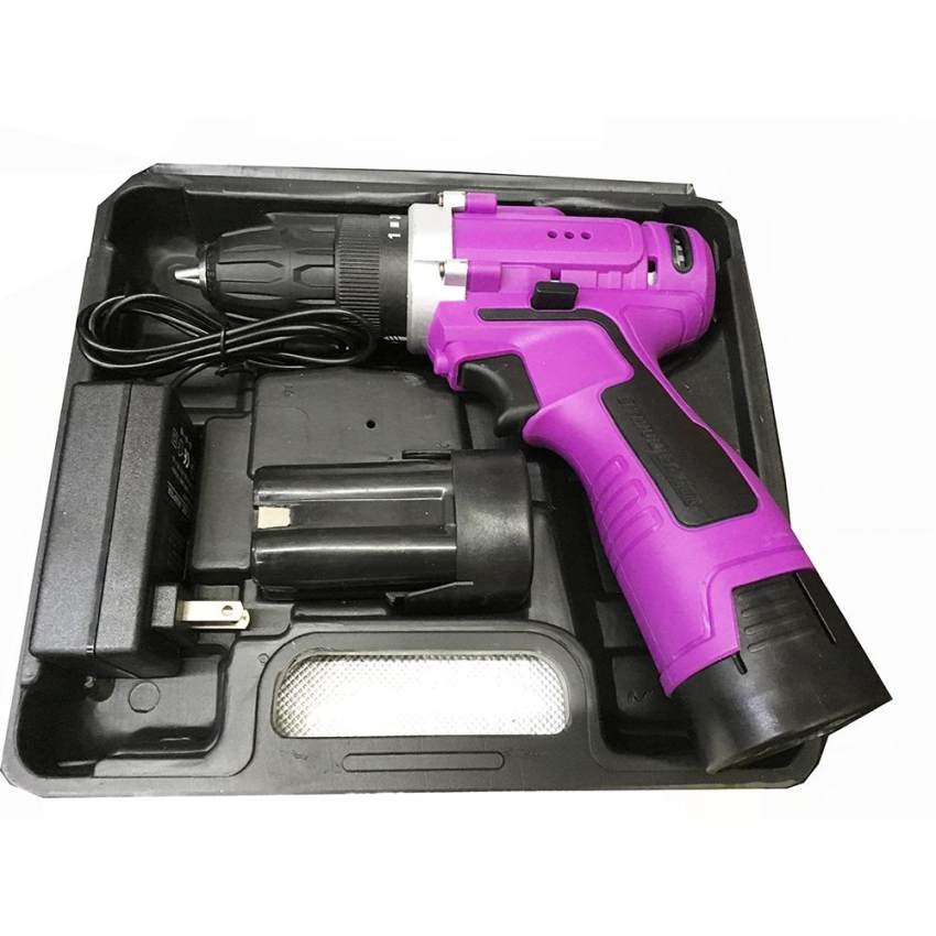 easy-tool-26-volt-lithium-ion-cordless-rechargeable-screwdriver-with-carrying-case-violet