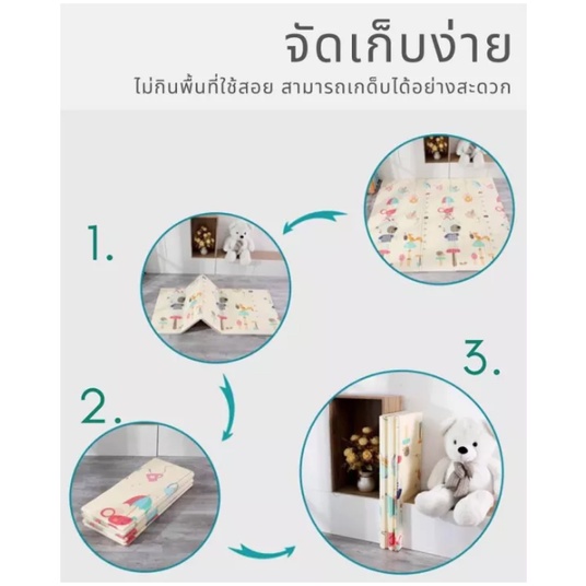 คละลาย-พร้อมส่ง-แผ่นรองคลานเด็ก-แผ่นรองคลานกันกระเเทก-xpe-ใหญ่-ฟฟ6-ฟุต-แผ่นรองคลานพับได้-แผ่นรองคลานเกาหลี