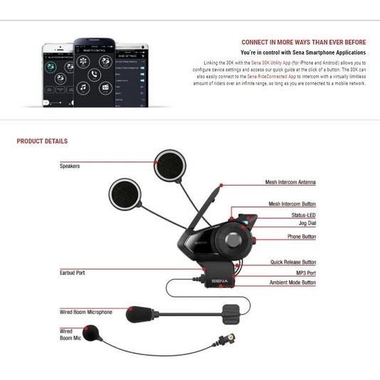 sena-30k-bluetooth-ลำโพง-hd-บลูทูธ-บลูทูธติดหมวกกันน๊อค-รับประกัน2ปี