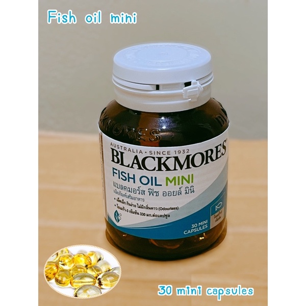 blackmore-fish-oil-mini-caps-น้ำมันปลา-บำรุงสมอง-เม็ดเล็ก-กลืนง่าย-30-เม็ด-หมดอายุ-2025