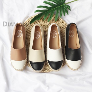 ภาพขนาดย่อของภาพหน้าปกสินค้ารองเท้าทรงสวมหนังนิ่ม สไตส์Espadrilles เสริมส้น D620903 จากร้าน surampa26 บน Shopee