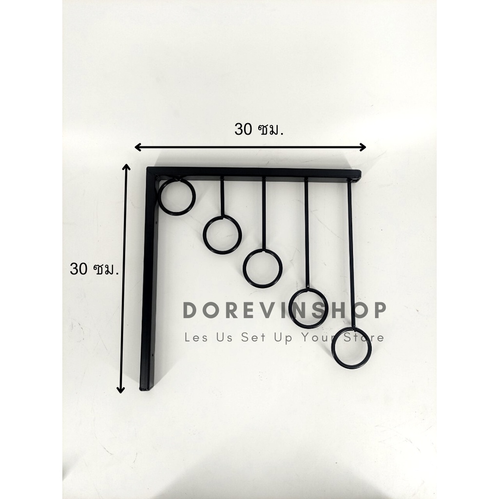 ที่แขวนติดผนัง-ราวติดผนัง-ที่แขวน-ฉากเหล็ก-ติดผนัง-5-ห่วง