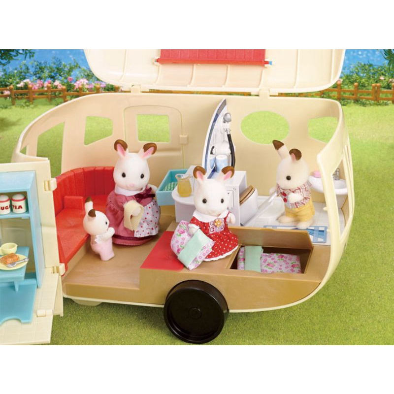 sylvanian-families-the-caravan-ซิลวาเนียน-แฟมิลี่-รถพ่วงคาราแวน