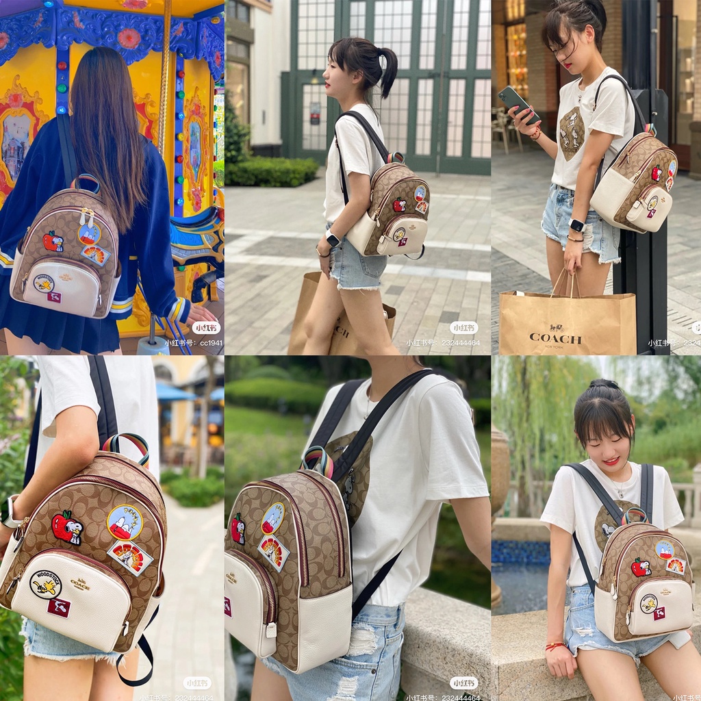 outlet-ส่วนลด-coach-c4115-ผ้าใบด้วยวัสดุหนังผู้หญิงเป้โสด