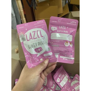 ภาพขนาดย่อของภาพหน้าปกสินค้าLAZEL gluta pure2in1 จากร้าน miemie001shop บน Shopee