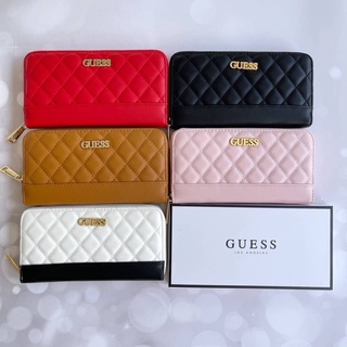 พร้อมส่ง กระเป๋าสตางค์Guess ซิปรอบ